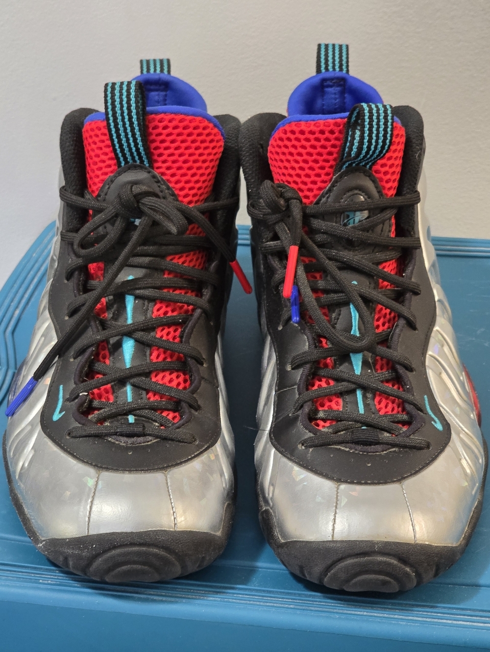 Nike Air Foamposite One GS “All Stars” 2024 – Silver/Red/Teal – Youth 6Y